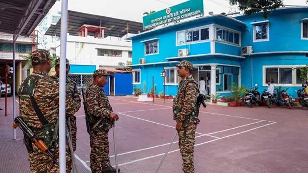 আগরতলায় বন্ধ রয়েছে বাংলাদেশের ভিসা ও কনস্যুলার সেবা।