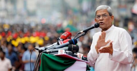 বন্ধুত্ব চাইলে আগে তিস্তার পানি দিন: ভারতকে মির্জা ফখরুল