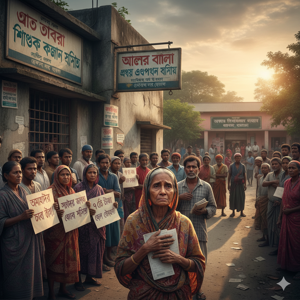 বাগমারায় ১৮ সমিতির ৯৫ কোটি টাকা নিয়ে উধাও: পথে বসলো ২২০০ পরিবার
