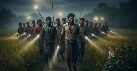 সুন্দরবন সংলগ্ন দাকোপে বাঘের আতঙ্ক: স্থানীয় জনজীবনে চরম উত্তেজনা!