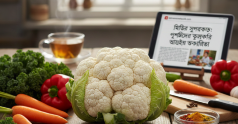 শুধু স্বাদে নয়, গুণে অনন্য! ক্যান্সার থেকে ওজন কমানো—শীতকালীন সবজি ফুলকপির ১০টি আশ্চর্য স্বাস্থ্য উপকারিতা
