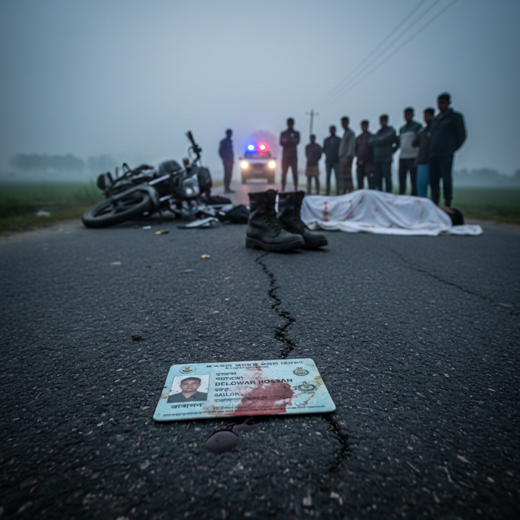 চট্টগ্রামের মর্মান্তিক ঘটনা: সড়কের পাশে মিলল নৌবাহিনীর সদস্যের থেঁতলানো লাশ